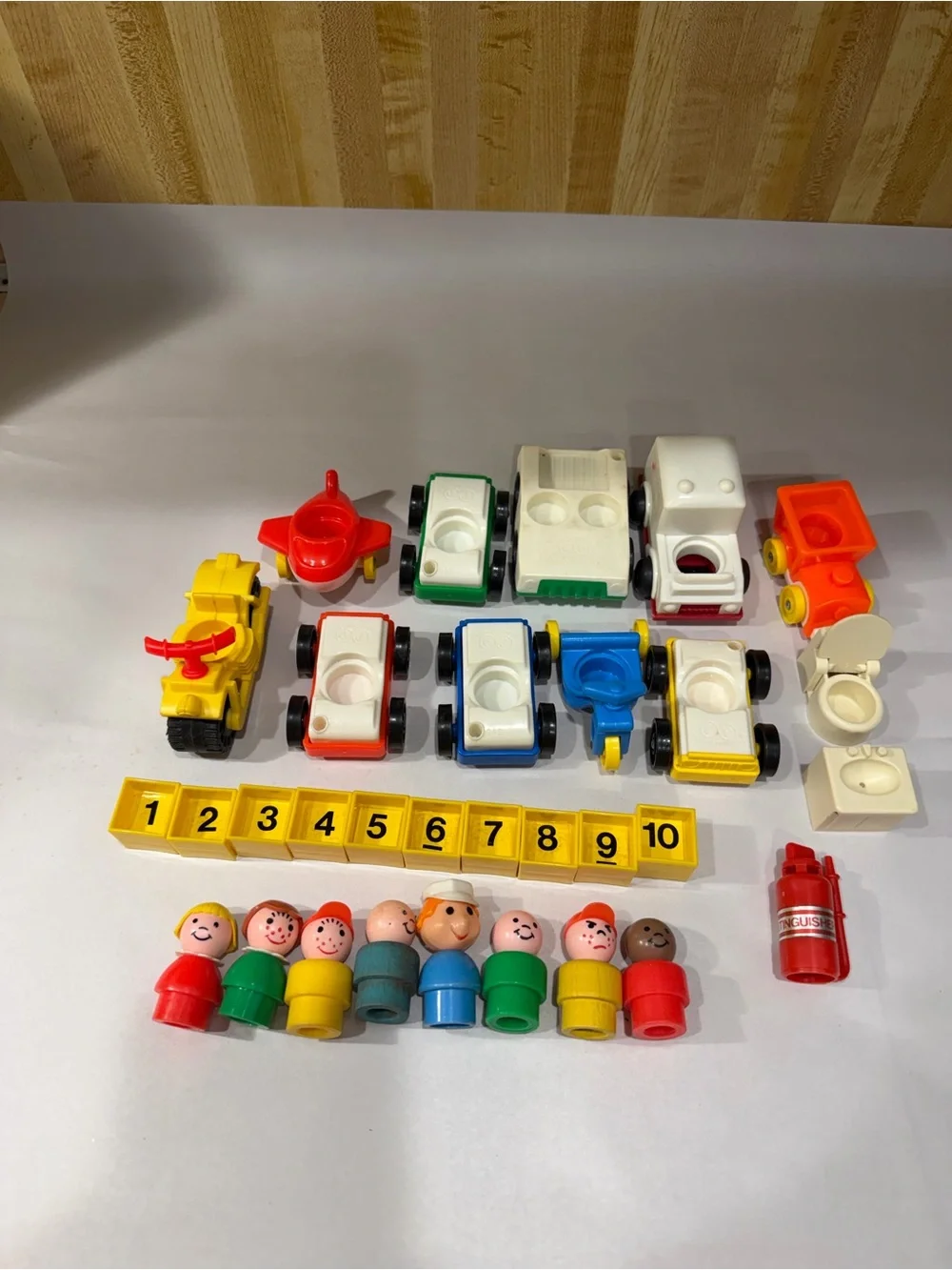 1973 Fisher Price Play toy car and more lot